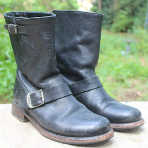 Black Frye Calf-High Boots!